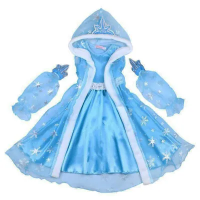 £14.29 • Buy Girls Baby Elsa Fancy Dress Costume Princess Birthday Party Cosplay Xmas Gifts