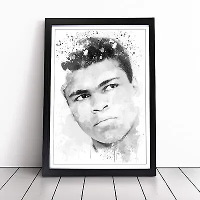 Muhammad Ali V3 Wall Art Print Framed Canvas Picture Poster Home Decor • £24.95