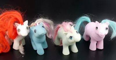 Vintage 1980s My Little Pony Baby Lot Of Four Half Note Cuddles • $20