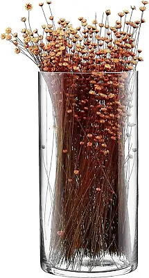 Clear Tall Glass Flower Cylinder Column Vase Collection Ideal Home Gift  H31cm • £27.54