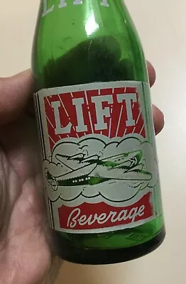$10.95 • Buy Old Verona PA ACL Soda Bottle LIFT Beverages Airplane Logo 7 Ounce Advertising