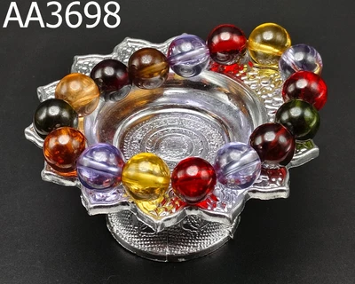 $45.08 • Buy Mystic MultiColor Naga Eye LP Somporn Holy Charm Beads Bracelet Amulet #aa3698