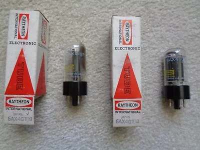 Two Vintage 6AX4GTB Vacuum Tubes Tested Very Good • $6.95
