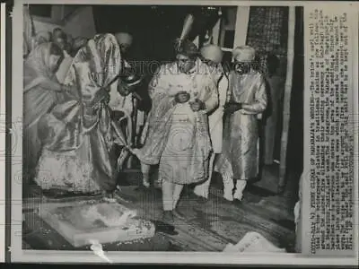 1961 Press Photo Maharaja's Wedding- India - Spa53795 • $19.99