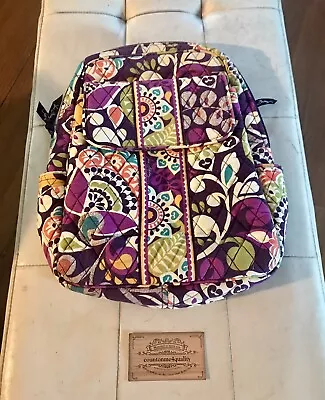 Vera Bradley Plum Crazy Backpack HARD TO FIND ITEM  • $40