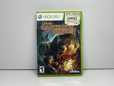 Cabela's Dangerous Hunts 2011 Xbox 360 CIB Complete Tested & Working • $12.99