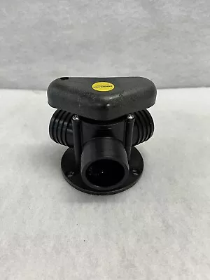 Forespar 1 1/2  Barb 3-Way MF852 Diverter Y-Valve Connector Black 902000 • $70