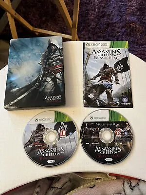 £19.99 • Buy Assassins Creed IV Black Flag Steelbook Xbox 360 PAL