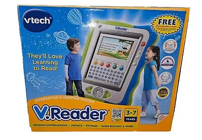 Vtech V.Reader Interactive EReading System Tablet Touch Screen Learning Blue NOB • $83.17