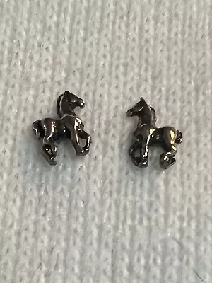 Petite Sterling Silver Horse Post Earrings • $15