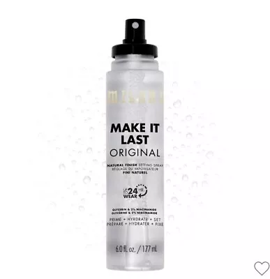 Milani Make It Last Jumbo XL Setting Spray Prime + Hydrate + SetNatural Finish • $15.95