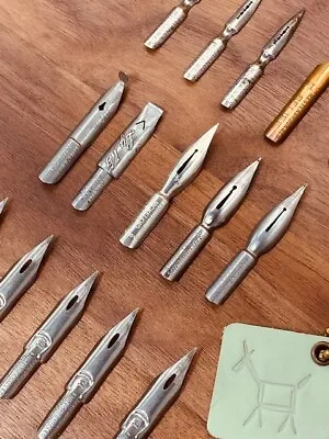 Vintage Pen Nibs (15 Count) Lot #3 • $18