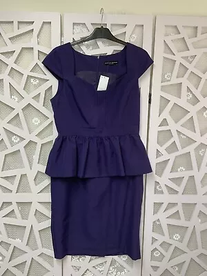 £15.50 • Buy New Dorothy Perkins Peplum Dress Size 14 Purple