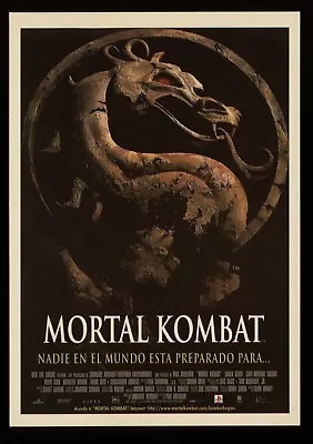 Mortal Kombat Movie Cinema Film Spanish Poster Art Postcard • $5.95