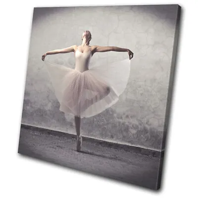 Ballerina Ballet Dancer Dancing Performing SINGLE CANVAS WALL ART Picture Print • £49.99