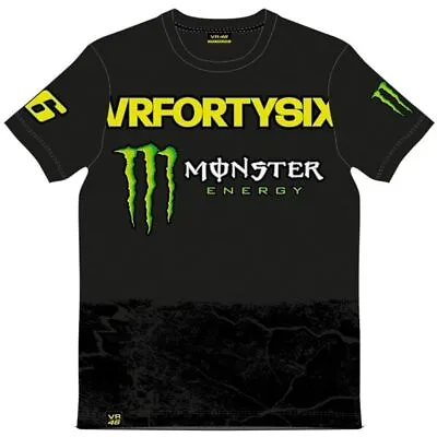 VR46 Official Valentino Rossi Monster Camp T Shirt - MOMTS 275404 • £31.99