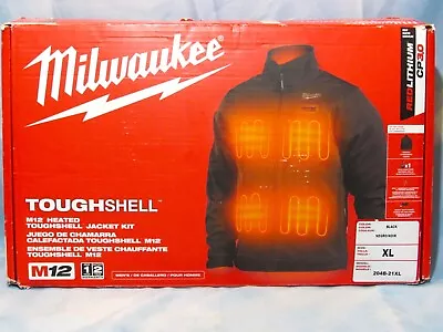 Milwaukee M12 204B-20XL Heated Toughshell Jacket Size XL - Black • $125