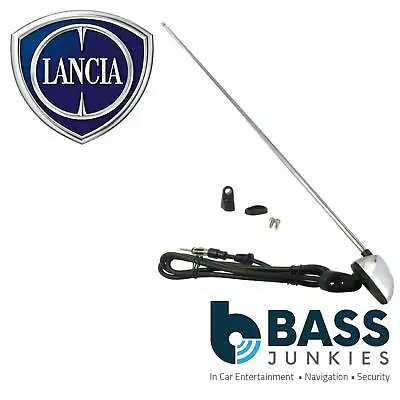£11.95 • Buy LANCIA Universal Stainless Steel Pillar Mount AM/FM Car Radio Aerial Antenna