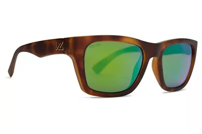 NIB Unisex VonZipper Mode Polarized Sunglasses $170 Tortise Satin Green Polar • $136