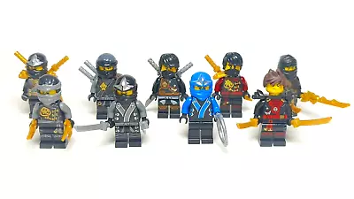 LEGO Minifig 9x Ninjago Minifigures With Accessories • $1