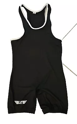 Elite Black Wrestling Singlet Men's Size Medium  • $35