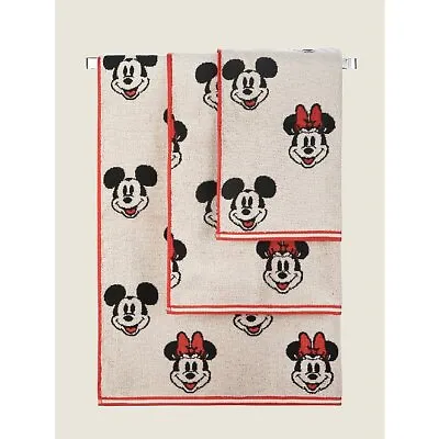 Disney Mickey & Minnie Mouse Retro Towel Range • £12.81