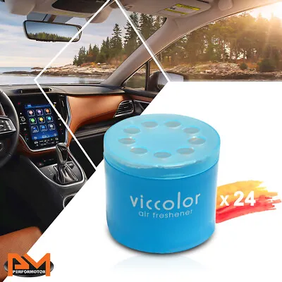 X24 Viccolor Car/bathroom Air Freshener Lasting Squash Scent Fragrance Gel 85g • $145.89