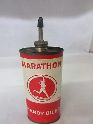 Vintage Advertising  Marathon    Handy Oiler Tin   Collectible   D-12 • $149