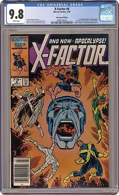 X-Factor #6N CGC 9.8 Newsstand 1986 4408158002 • $580