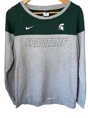 Michigan State Spartans Nike Heavy 100% Cotton Long Sleeve Shirt; Size Large • $25