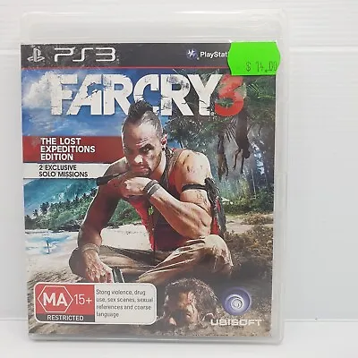 Far Cry 3 Sony PS3 PlayStation 3 - Complete With Manual Fast Postage AUS PAL GC • $7.32