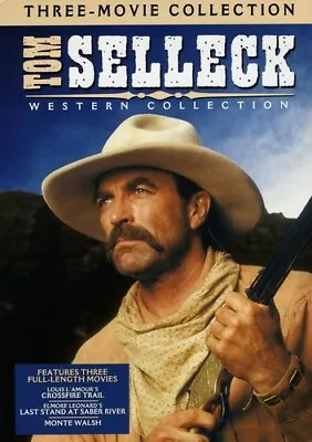 Tom Selleck Western Collection [Monte Walsh / Last Stand At Saber River / Crossf • $5.28