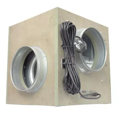 Hydroponics Acoustic Box Fan 6 8 10 12 Wooden MDF Hydroponics Ventilation Vortex • £179