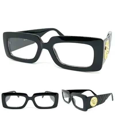 Mens Classy Elegant Retro Hip Hop Style Clear Lens EYE GLASSES Thick Black Frame • $14.99