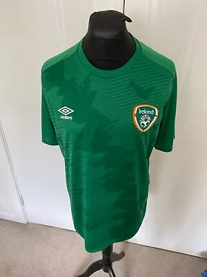 £20 • Buy Republic Of Ireland Training Football Shirt Extra Large XL Umbro