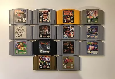 Authentic Nintendo 64 [N64] Game Cartridges Only (Loose) You Pick - US Seller • $46.33