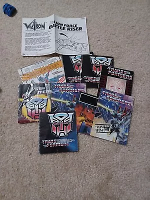 G1 Transformers Brochure Ad Checklist Voltron • $50