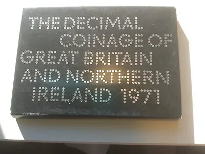 1971 The Decimal Coinage Of Great Britain And Northern Ireland Coin Proof Set • £14