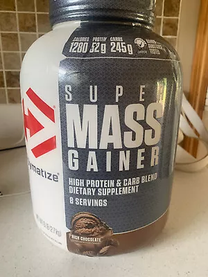 DYMATIZE SUPER MASS GAINER (6 LB) Carbohydrates ISO Elite 100 Whey Protein Amino • $38.99