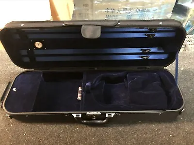 Glaesel Prodigy 4/4 Violin Case Bow Storage String Tube Humidity Gauge Wood • $92.99