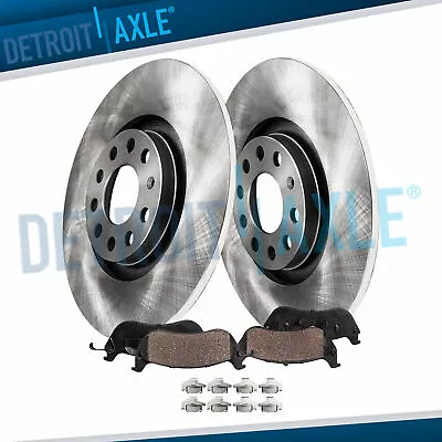 Rear Disc Brake Rotors & Ceramic Pads Kit For 2006 2007 2008 Volkswagen Passat • $65.70