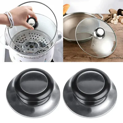 2x Cookware Pot Saucepan Replacement Pan Lid Hand Grip Knob Handle Set • £3.19