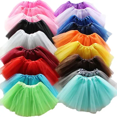£6.99 • Buy High Quality 3 LAYERS Tutu Skirt Women Lady Girls Fancy Dress Skirts Hen Party 