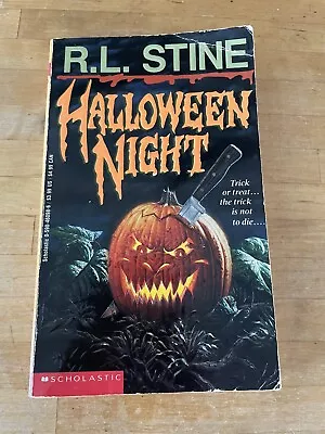 Halloween Night By R.L Stine Vintage Paperback 1993 • $12