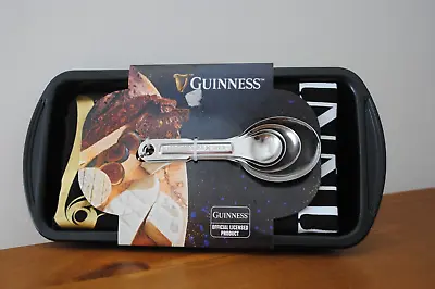 £9.99 • Buy NEW Guinness Beer Bread Tin & Tea Towel Gift Set Includes Measuring Spoons