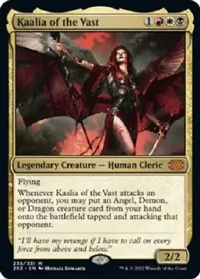 MTG Magic 1x Kaalia Of The Vast (M/NM) Double Masters 2022 • $16.91