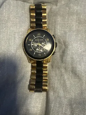 Michael Kors Watch Men Gold/black Mk8265 • $40