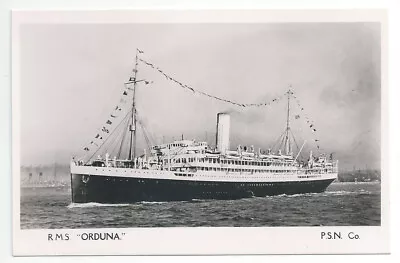 PSNC Pacific Line Pacific Steam Navigation Co ORDUNA Steam Ship RP PC • £15