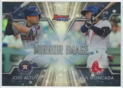 2016 Bowman's Best Mirror Image #MI16 Jose Altuve/Yoan Moncada • $1.50