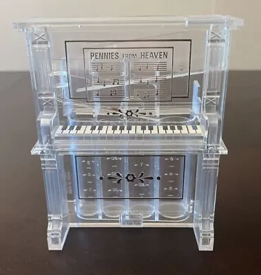 Vintage Piano Savings Bank Coin Sorter Pennies From Heaven J.S.N.Y.  #9699 • $17.99